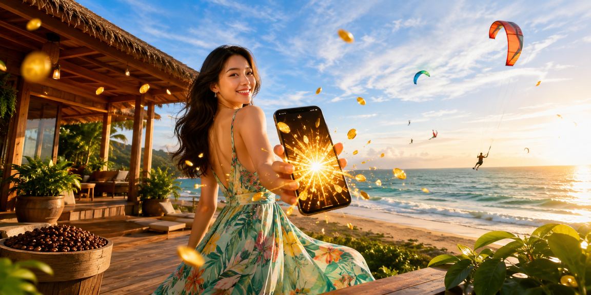 Người dùng tại Mũi Né xem điều khoản casino trên điện thoại